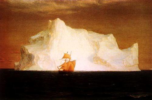 Frederick Edwin Church The Iceberg Sweden oil painting art